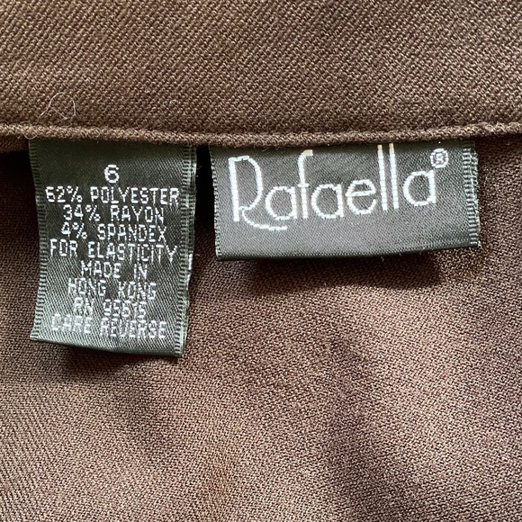 Rafaella Women’s Brown Spring Jacket Size 6 - Picture 5 of 6